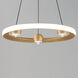 Nodes LED 18 inch Gold Ring Pendant Ceiling Light