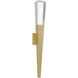Original Glacier Avenue Wall Sconce Wall Light in Brushed Brass