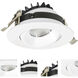 Luke White Downlight, Round