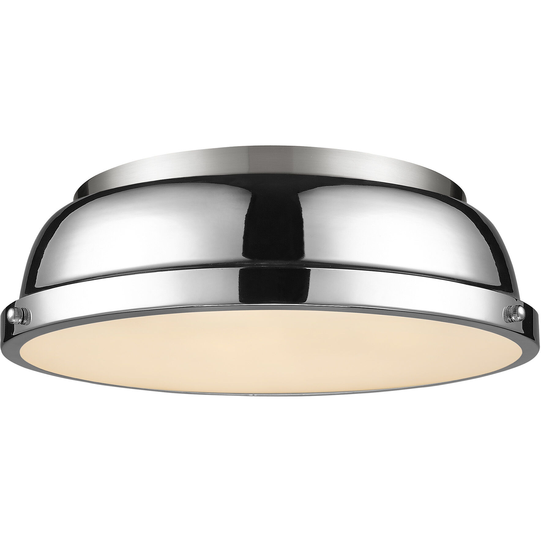Yep Duncan 2 Light 14 inch Pewter Flush Mount Ceiling Light in Chrome, Damp
