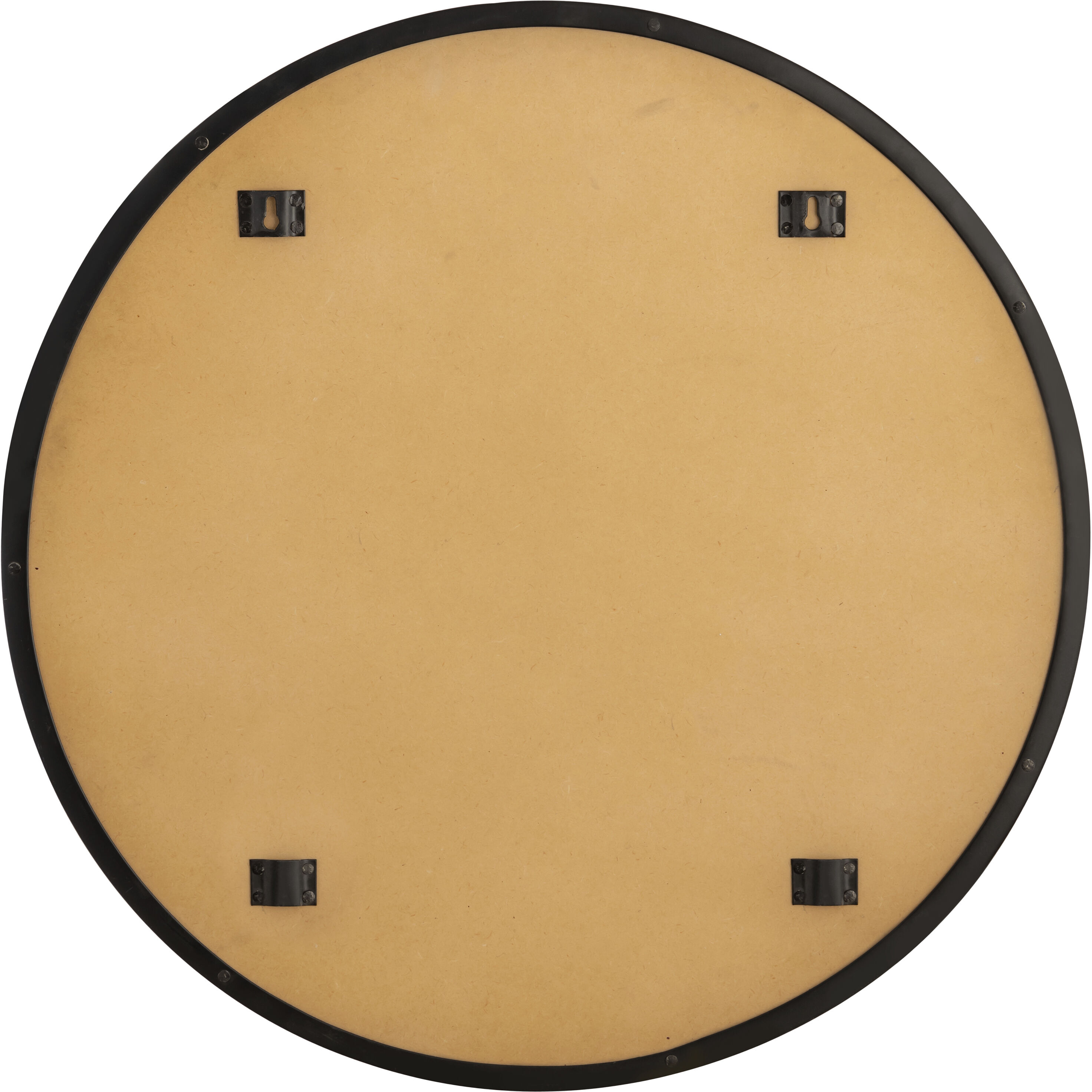 Beni 24 X 24 inch Black Wall Mirror