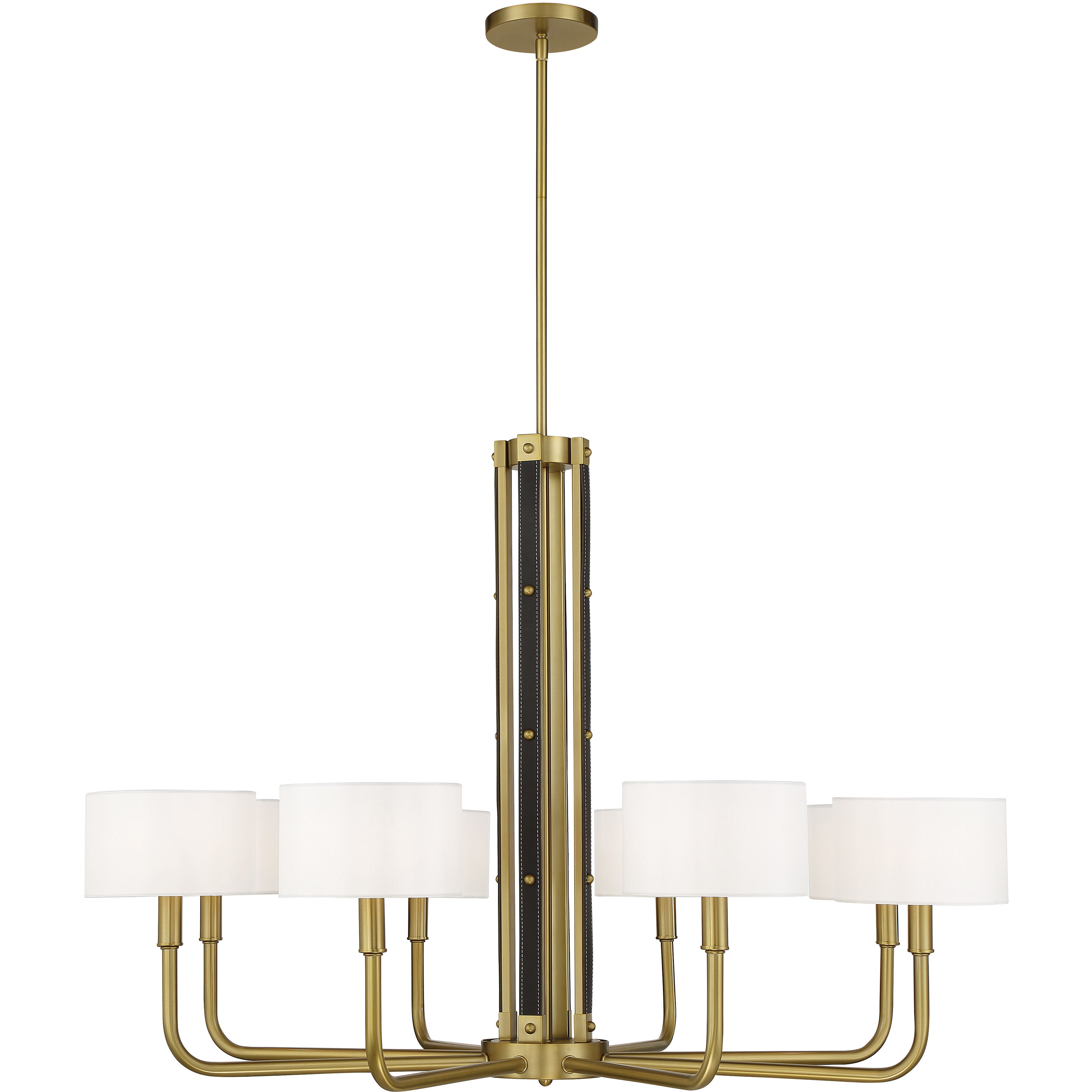 Chelsea 8 Light 40 inch Soft Brass Chandelier Ceiling Light