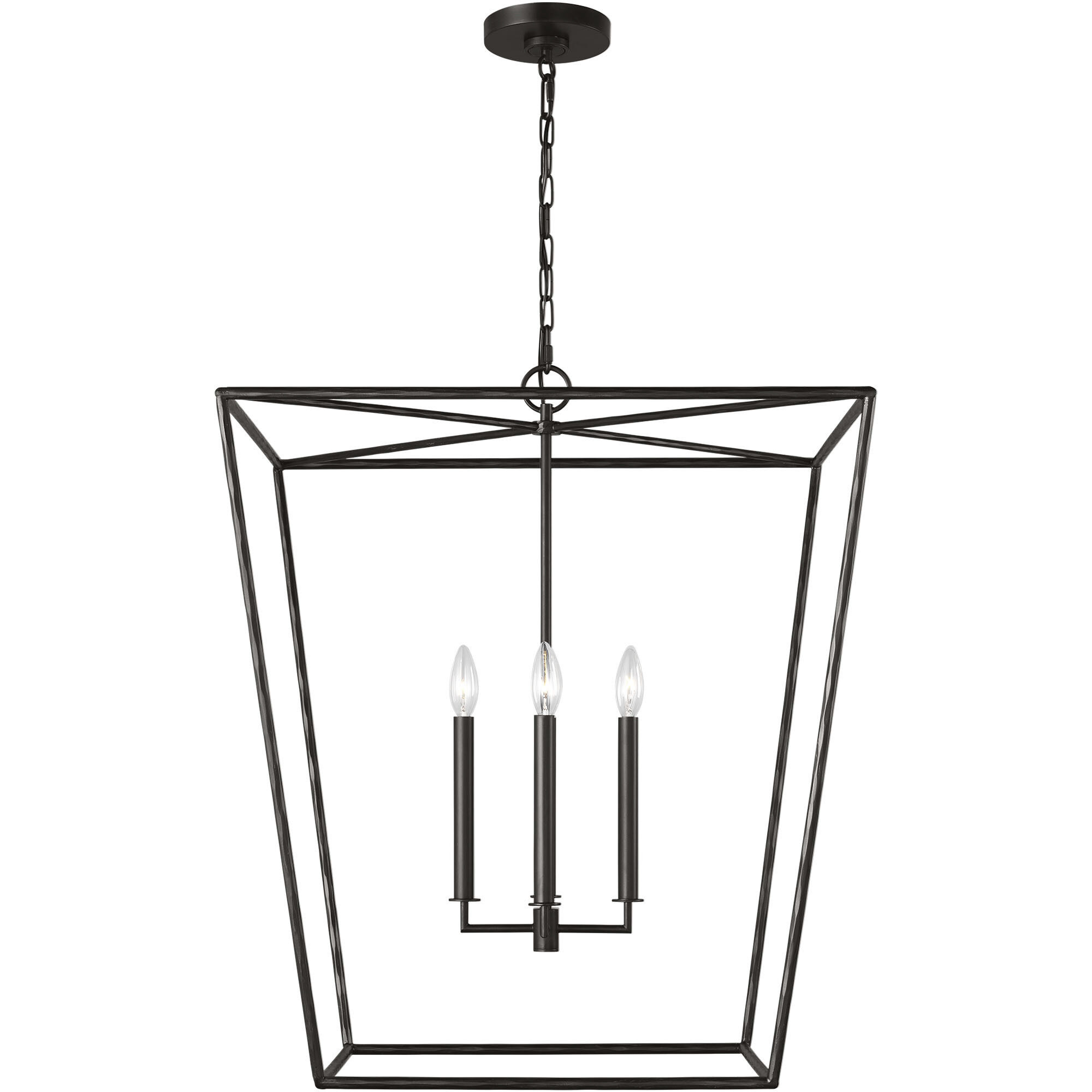 ED Ellen DeGeneres Viota 4 Light 25 inch Aged Iron Pendant Ceiling Light