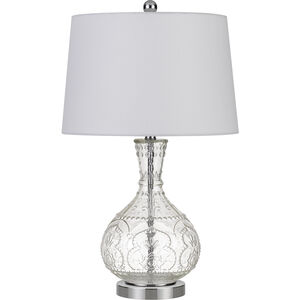 Nador 27 inch 150 watt Clear Table Lamp Portable Light