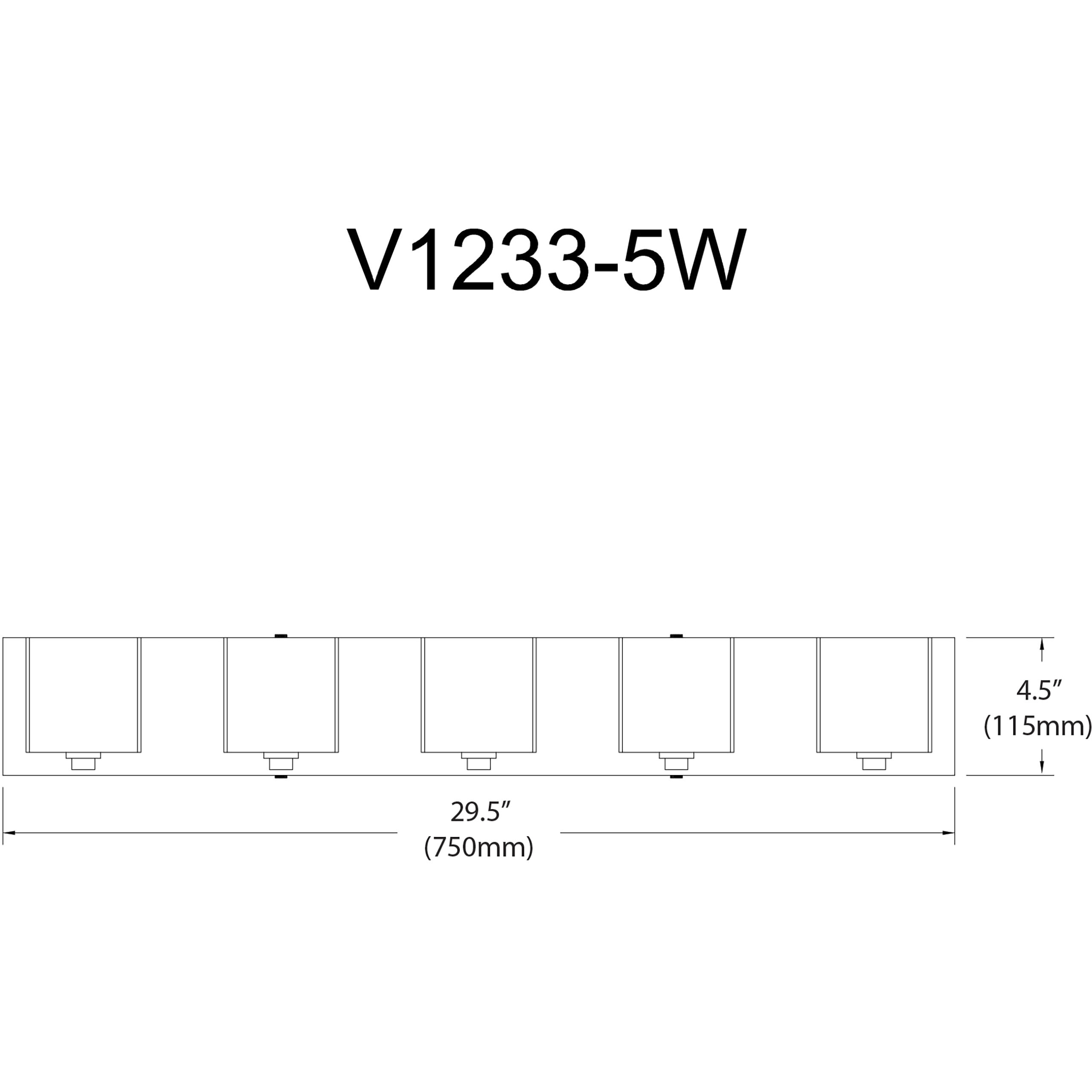 Verona LED 29.5 inch Polished Chrome Vanity Light Wall Light