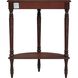 Bellini Demilune Console Table in Medium Brown