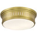 Velune 2 Light 14.00 inch Flush Mount