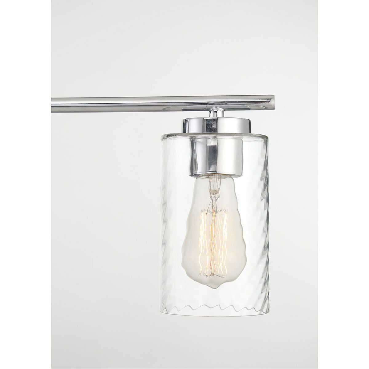 Transitional 4 Light 32 inch Chrome Bathroom Vanity Light Wall Light