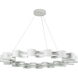 Nami LED 32.75 inch Antique White Chandelier Ceiling Light
