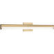 Junction LED 32.63 inch Aged Gold Brass Wall Sconce Wall Light