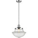 Franklin Restoration Oxford 1 Light 12 inch Polished Chrome Mini Pendant Ceiling Light in Incandescent, Clear, Franklin Restoration
