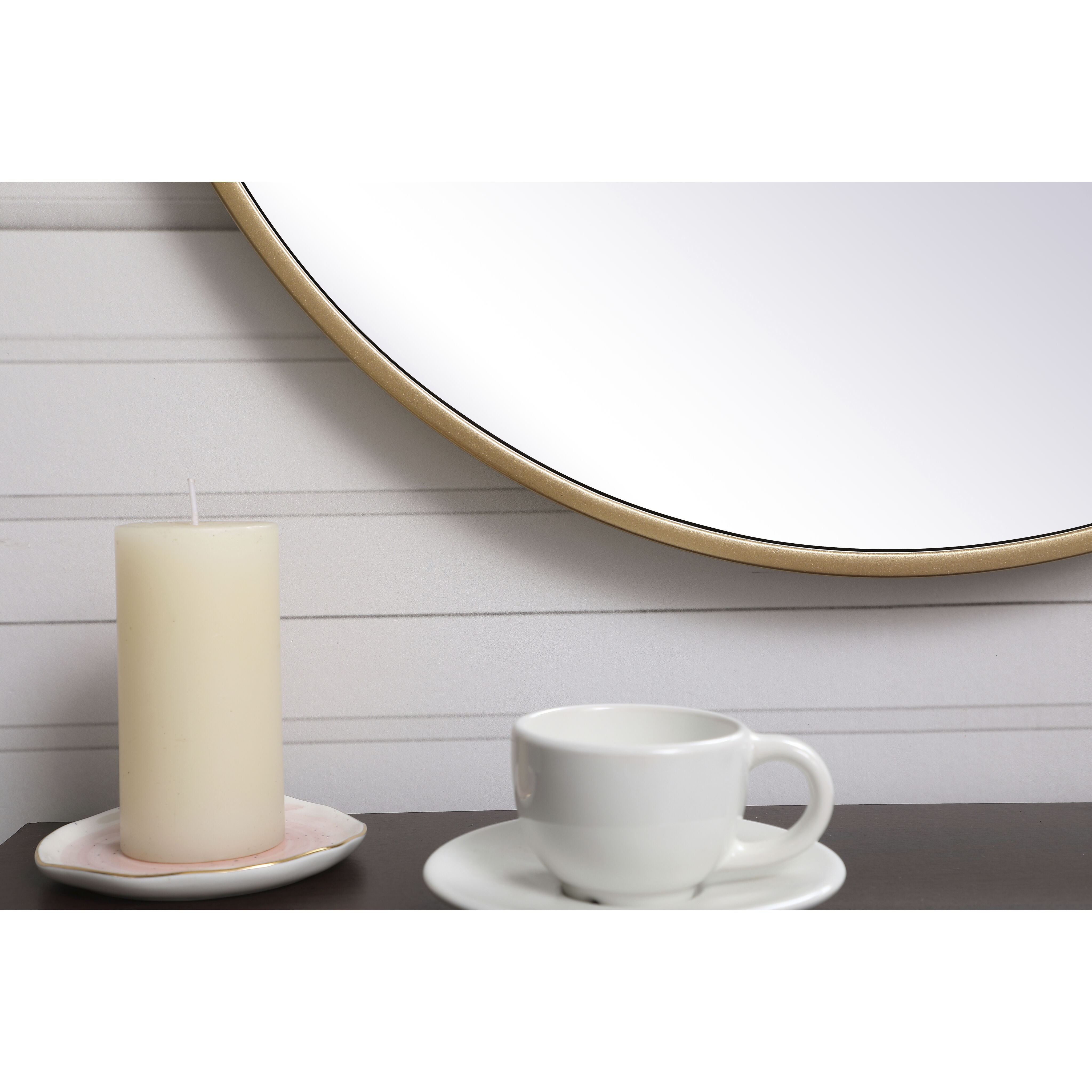 Eternity 21 X 21 inch Brass Wall Mirror