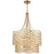 Anastasia 12 Light 26 inch Lacquered Gold Chandelier Ceiling Light
