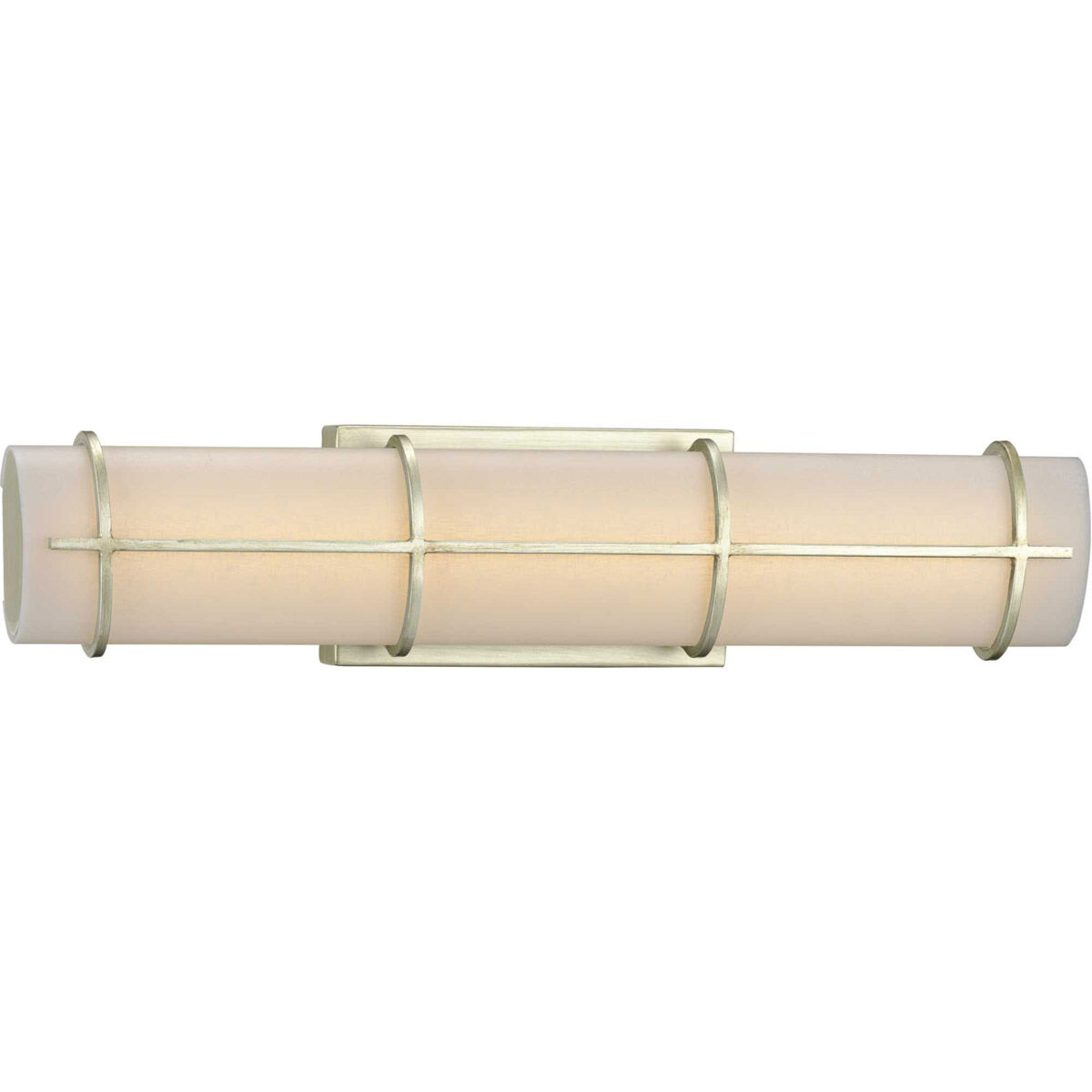 Grid LED LED 22 inch Silver Ridge Linear Bath Vanity Wall Light, Progress LED