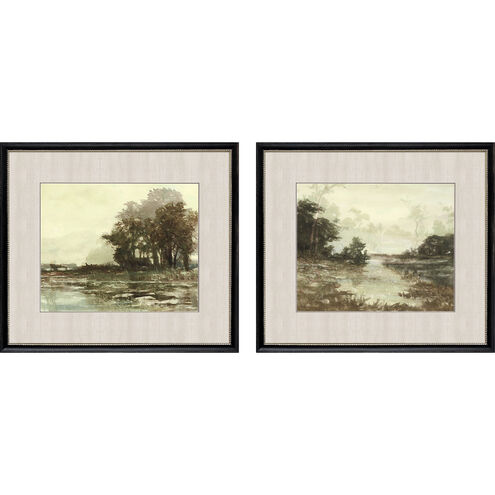Landscapes Collection Green Framed Art
