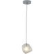 Canada 1 Light 6 inch Chrome Single Pendant Lighting Ceiling Light
