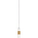 Sean Lavin Lassell 1 Light 12V Natural Brass Low-Voltage Pendant Ceiling Light