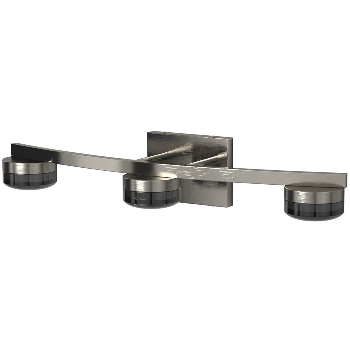 EVOLV LED 24 inch Brushed Nickel Bath Bar Wall Light, Puck Family