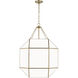 Suzanne Kasler Morrison 4 Light 23.25 inch Satin Brass Pendant Ceiling Light