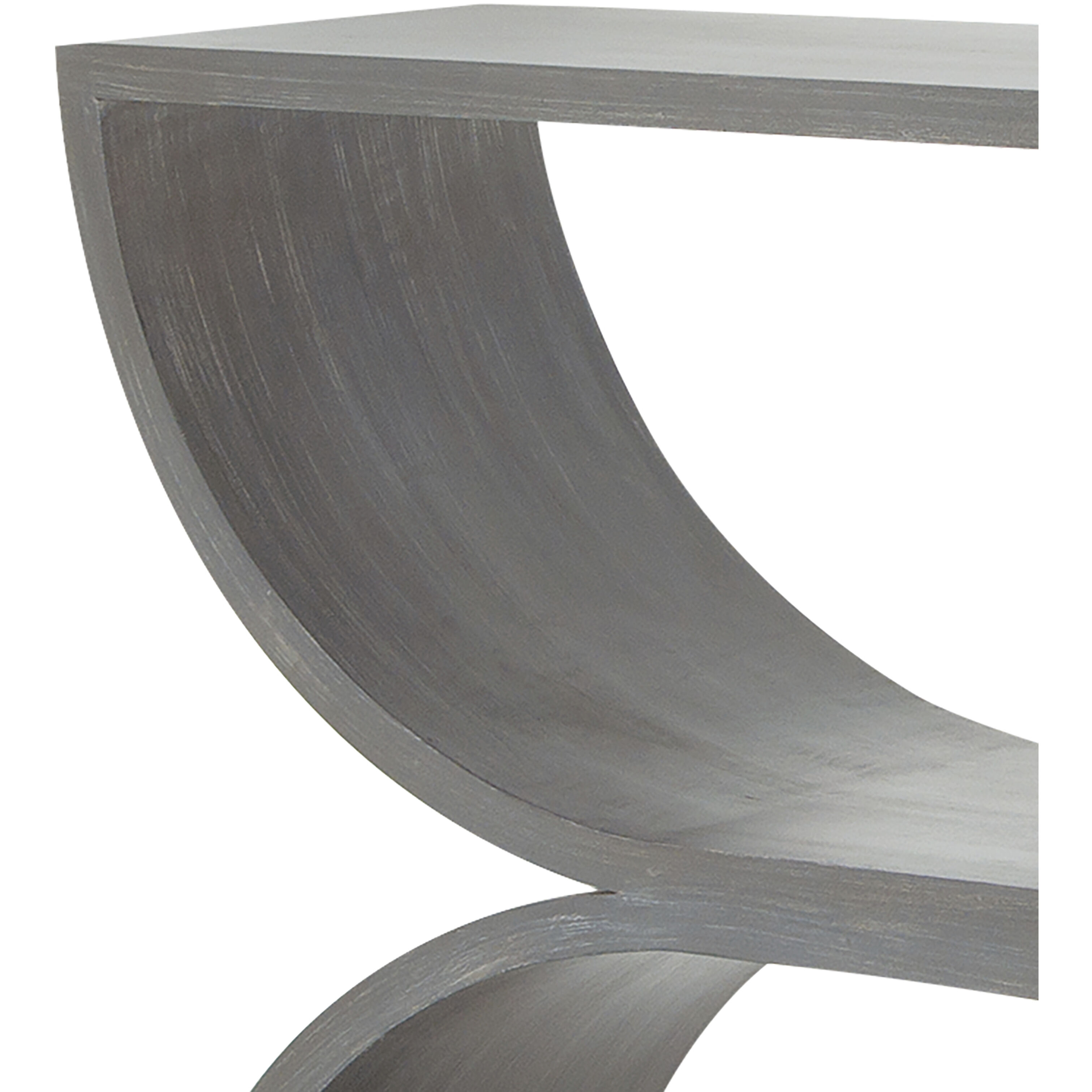 Pin Hollow 62 X 14 inch Gray Console Table