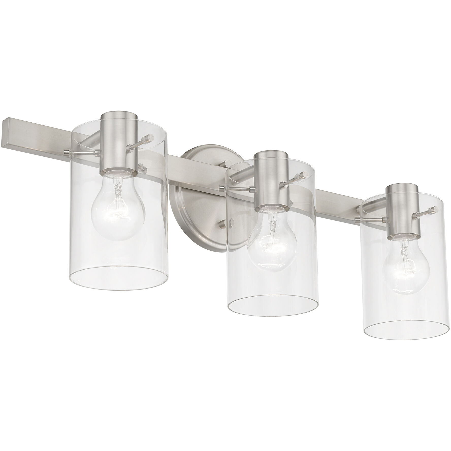 Munich 3 Light 23 inch Brushed Nickel Vanity Sconce Wall Light