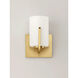 Dart 1 Light 5.5 inch Satin Brass Wall Sconce Wall Light