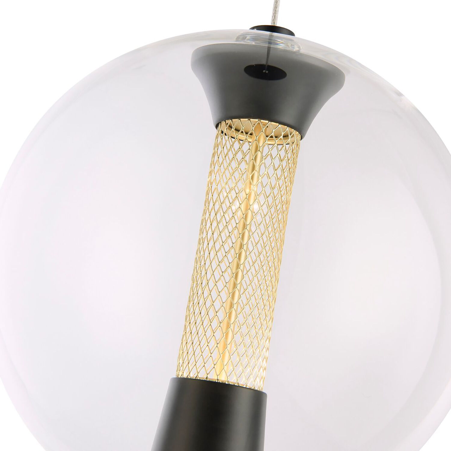 Arlo LED 8 inch Black Pendant Ceiling Light