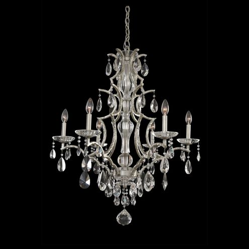 Shorecrest 6 Light 31 inch Sliver Dollar Chandelier Ceiling Light