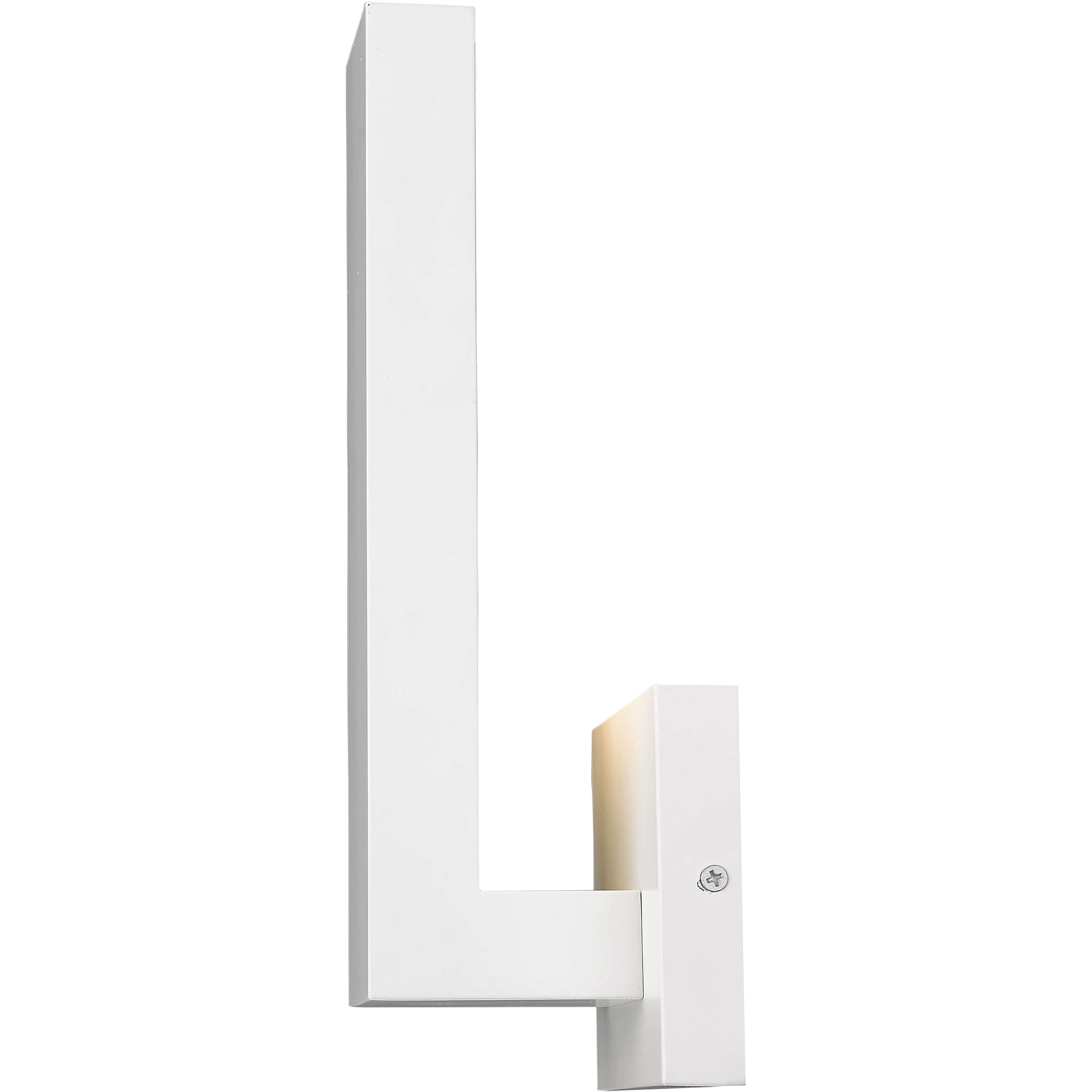 Edge LED 12 inch White Outdoor Wall Light