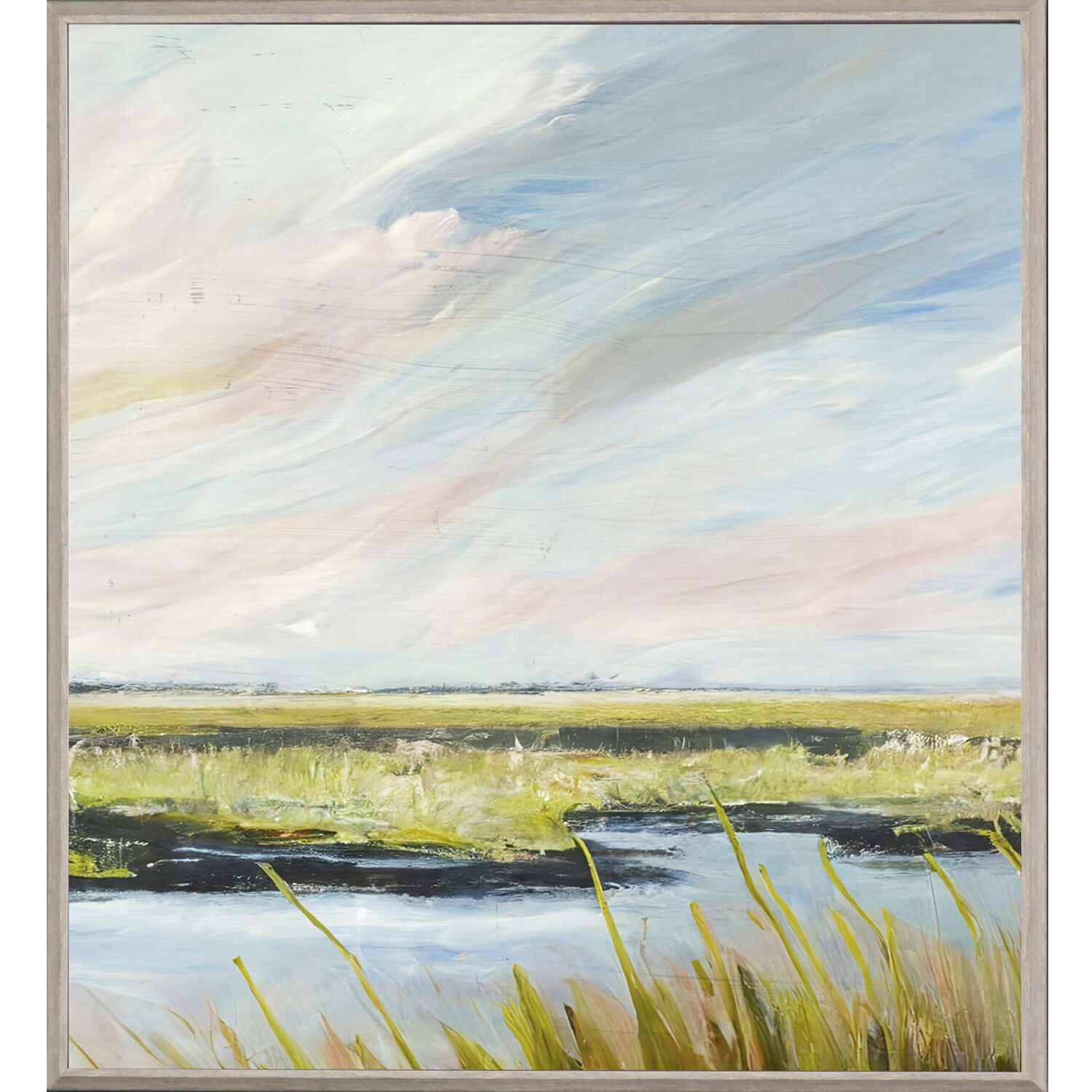Marshlands 29 X 26 inch Non-Glass Framed Art, Propac