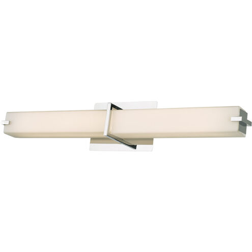 Squire LED 26.34 inch Chrome Bath Vanity Light Wall Light