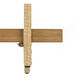 Two Tiers 36.2 X 20.5 X 9.8 inch Natural Shelf