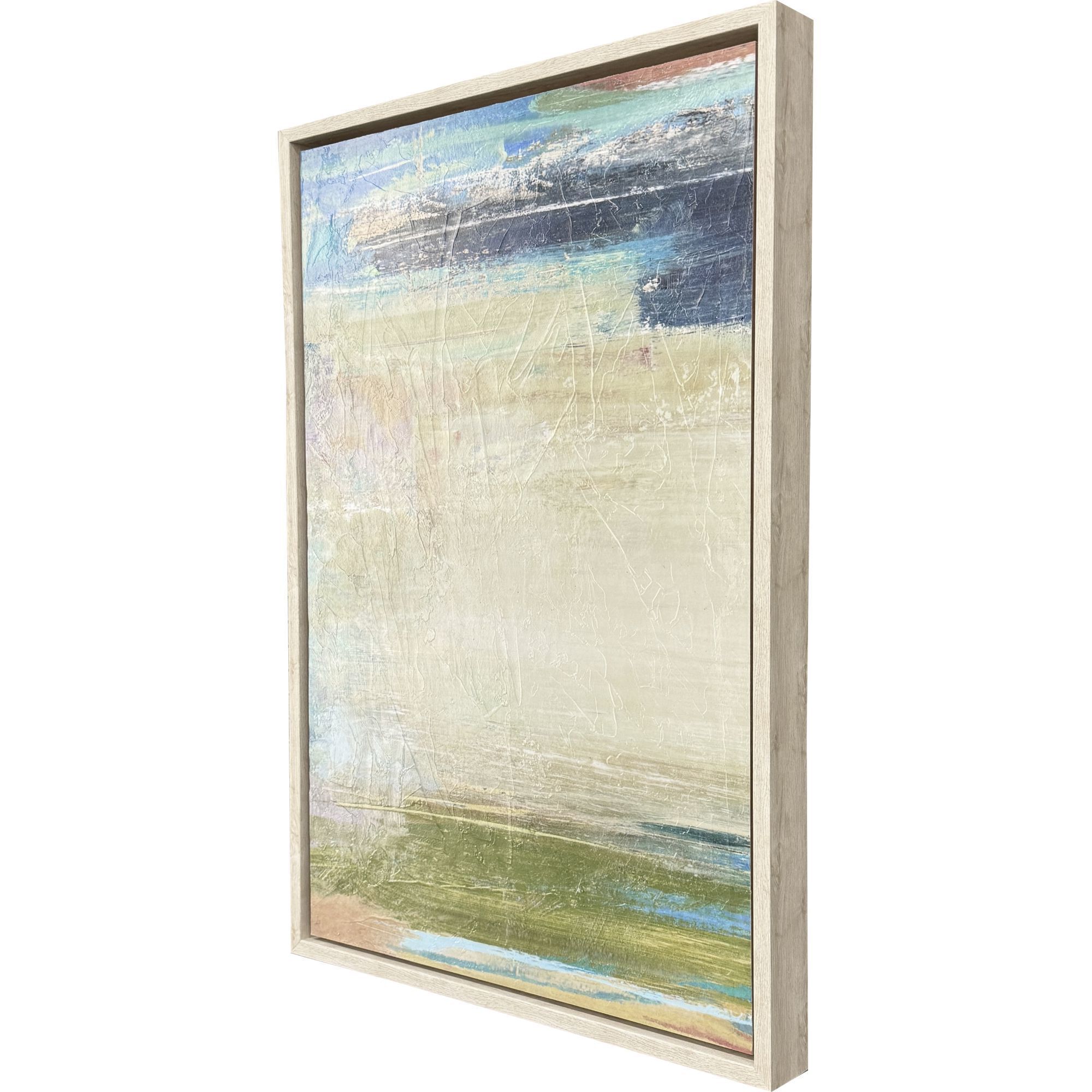 Green Mile Green and Blue and Orange and Multi Framed Art