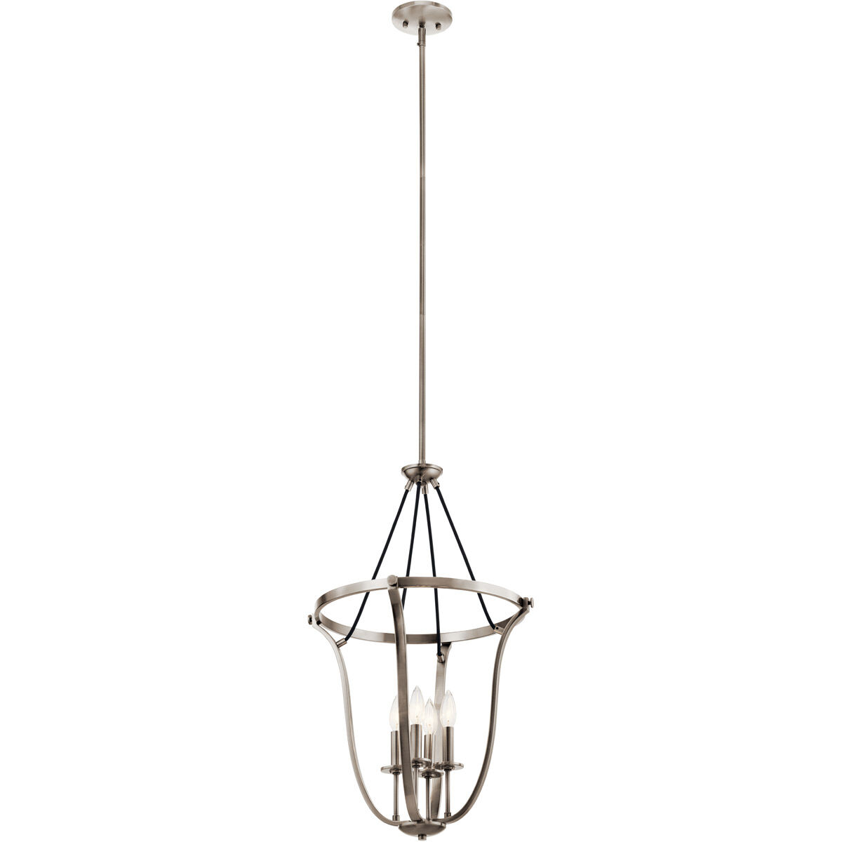 Thisbe 4 Light 17.5 inch Classic Pewter Large Foyer Pendants Ceiling Light, Large