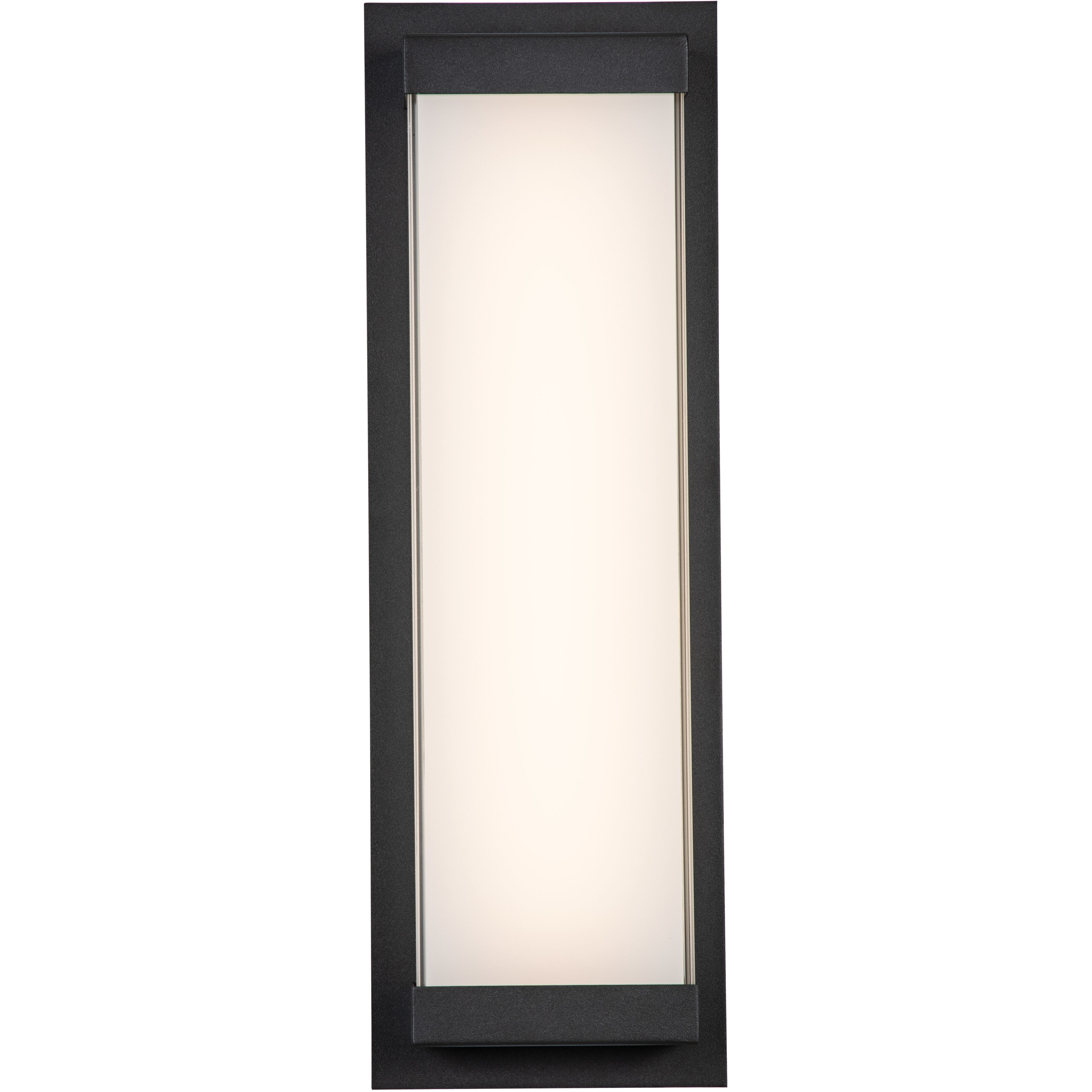 Atom LED 18.1 inch Matte Black Outdoor Wall Light