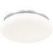 Soleil 1 Light 20 inch Brushed Nickel Flush Mount Ceiling Light