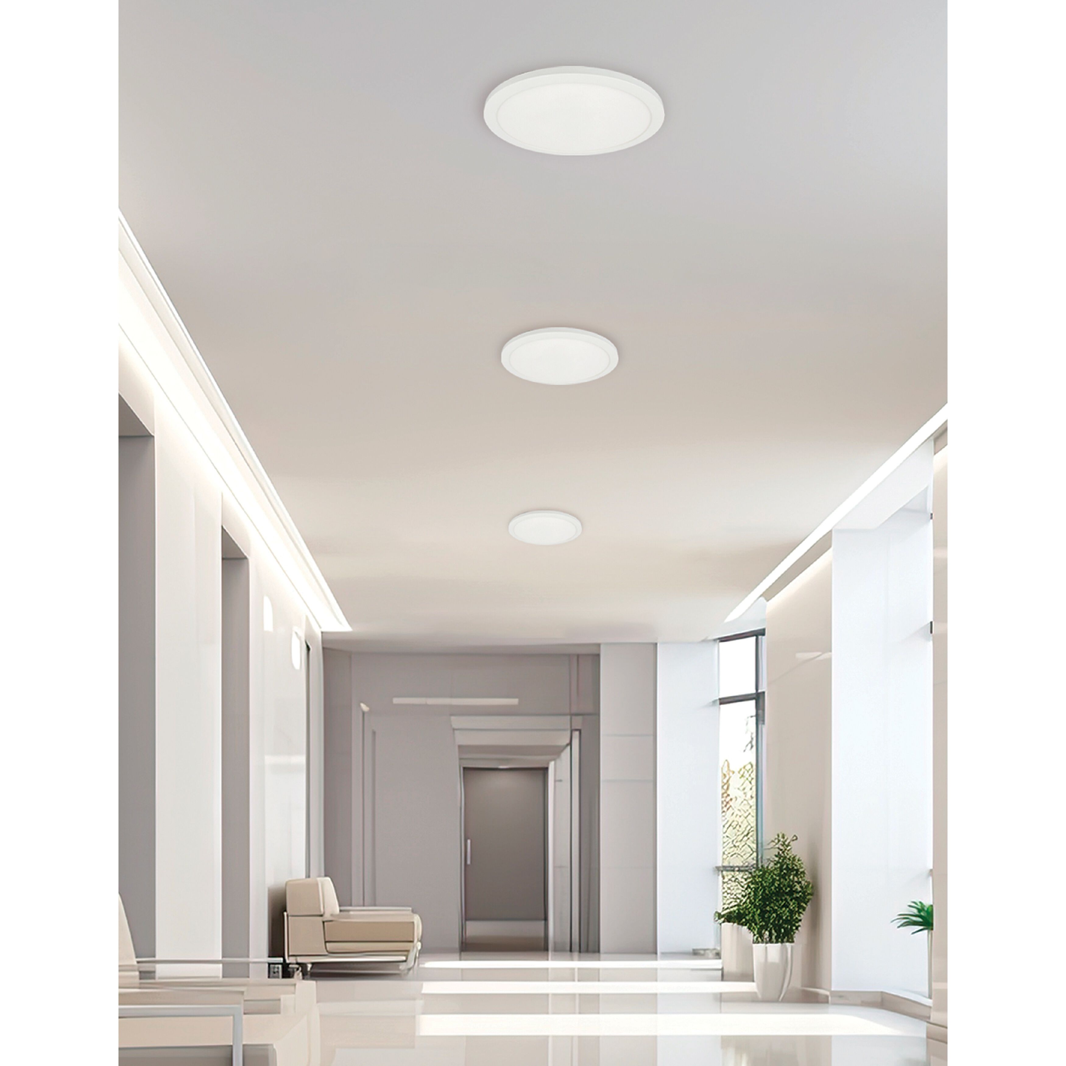 Franchesa LED 16 inch Matte White Flush Mount Ceiling Light