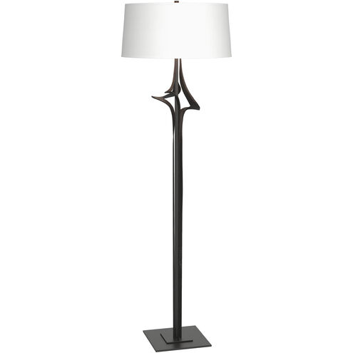 Antasia 58.6 inch 100 watt Black Floor Lamp Portable Light in Natural Anna
