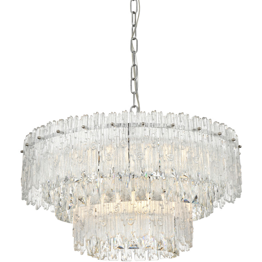 Emilia 6 Light 21 inch Chrome Pendant Ceiling Light