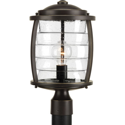 Signal Bay 1 Light 16.38 inch Oil Rubbed Bronze Post Lantern