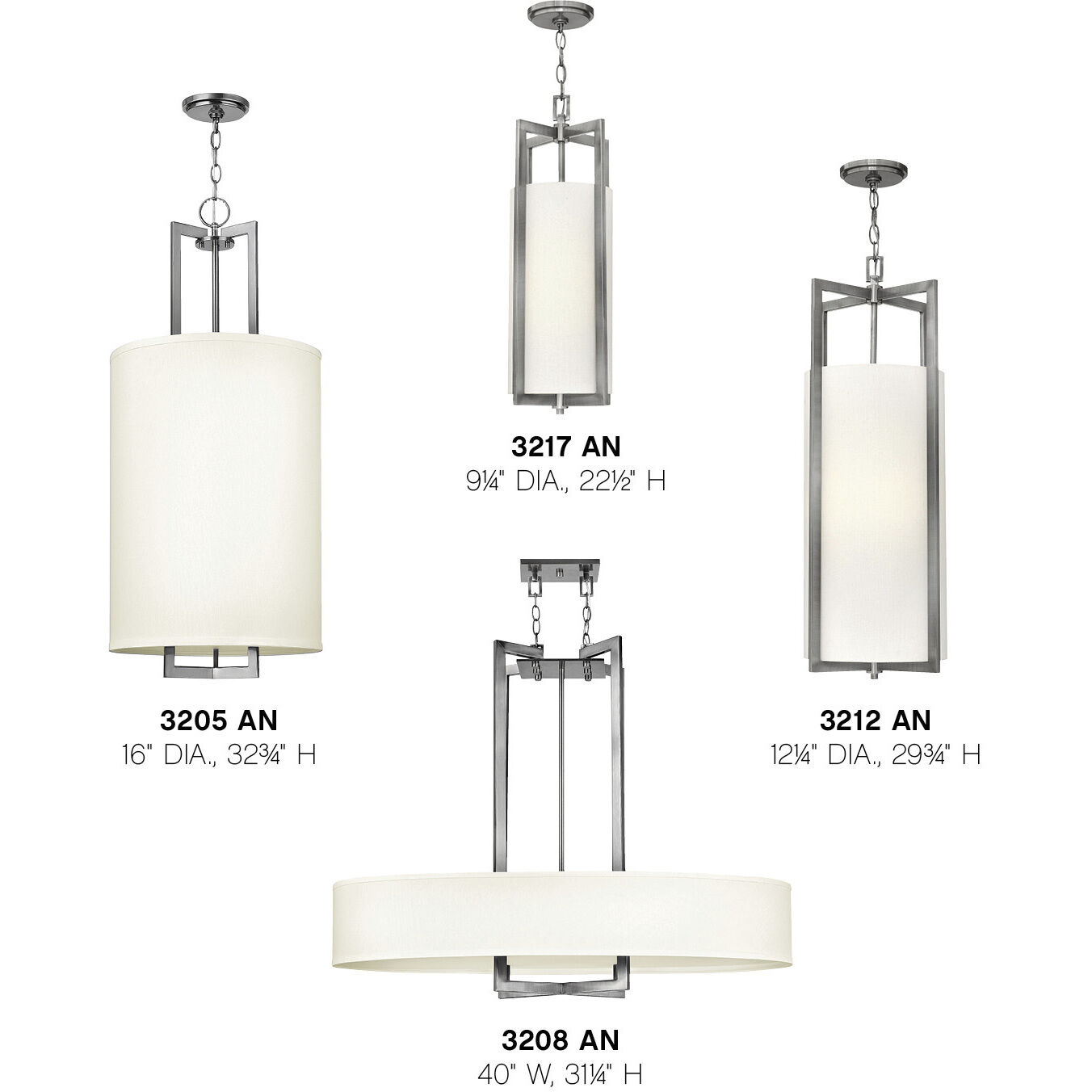 Hampton 1 Light 9.25 inch Antique Nickel Indoor Mini Pendant Ceiling Light