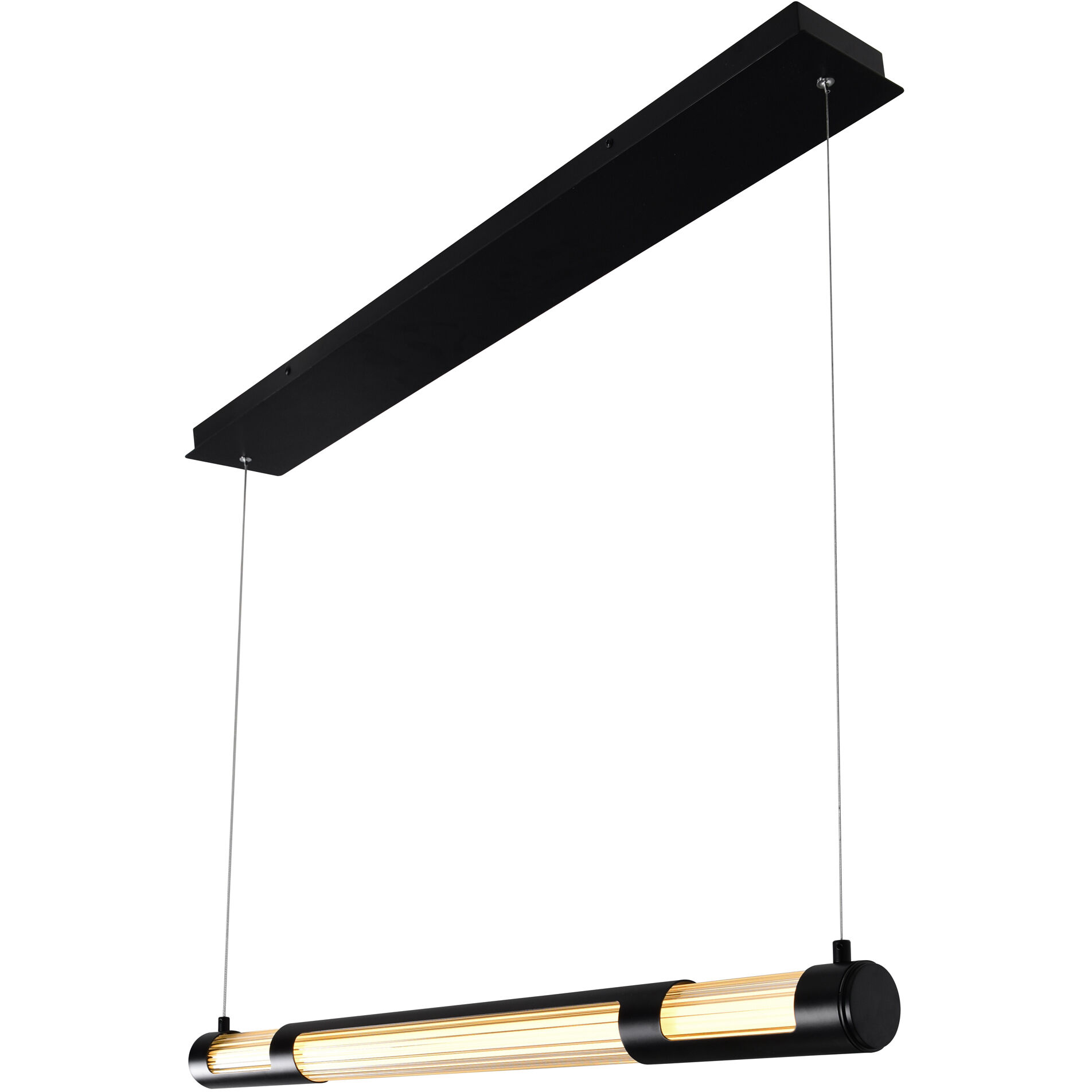 Neva LED 36 inch Black Island/Pool Table Light Ceiling Light