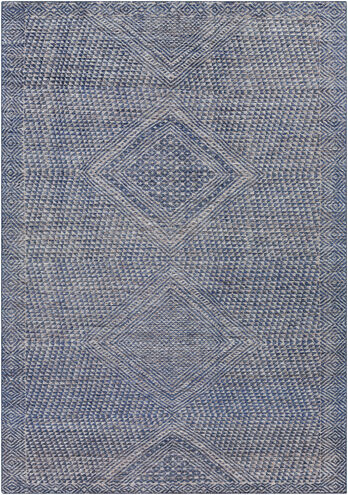 Livorno 132 X 96 inch Dark Blue Rug in 8 x 11, Rectangle