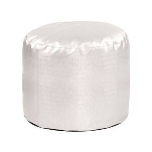 Pouf 18 inch Luxe Mercury Tall Ottoman with Cover