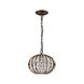 Olivia 1 Light 10 inch Oil Rubbed Bronze Pendant Ceiling Light