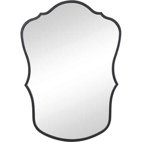 Middleton 31.75 X 22.75 inch Black with Clear Wall Mirror
