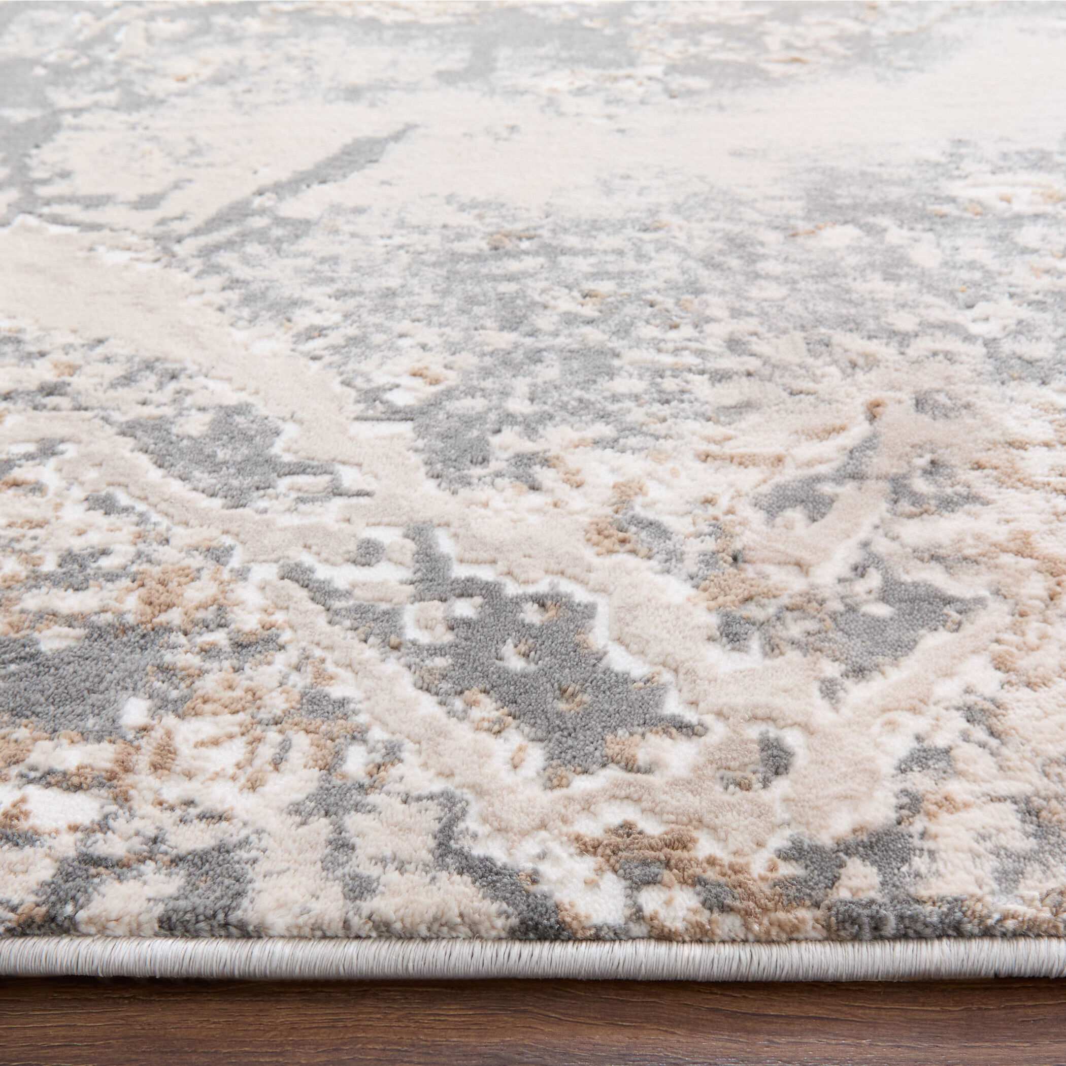 Besni 90 X 63 inch Earth Tones Rug in 5 x 7