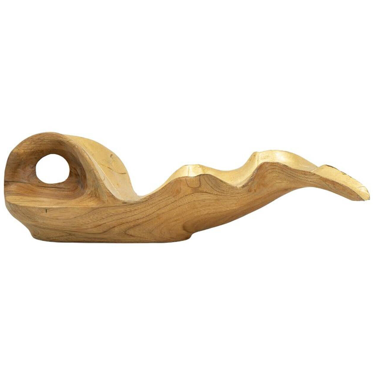 Anita 19.7 X 9.8 inch Brown/Gold Decorative Plate