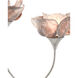 Catrice 2 Light 16 inch Silver Leaf/Natural Wall Sconce Wall Light, Left