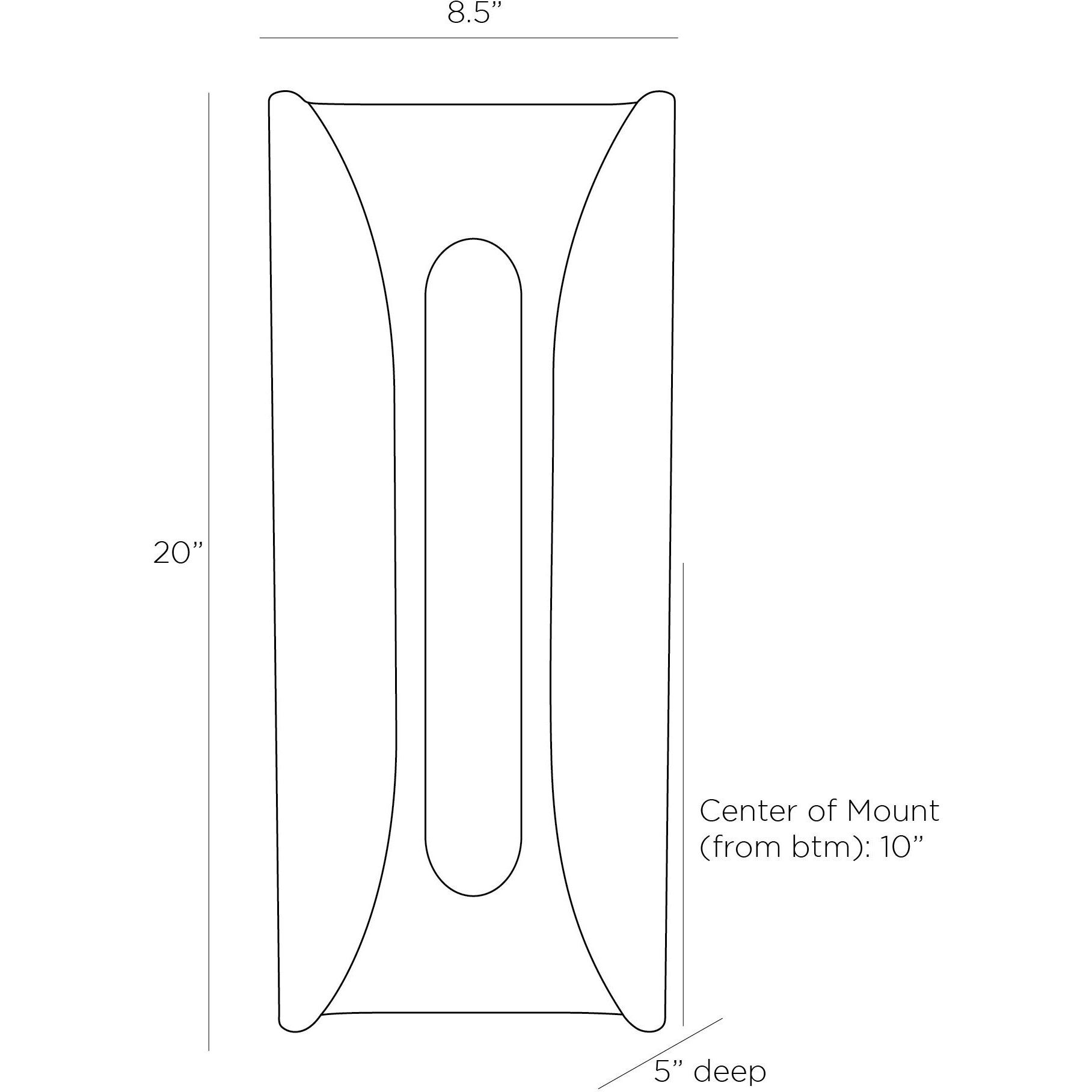 Winward 1 Light 8.5 inch Ivory Sconce Wall Light